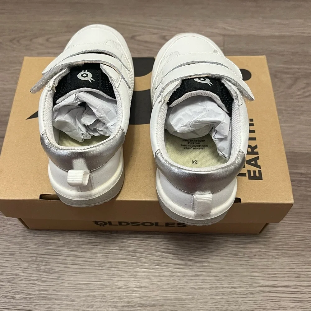 Old Soles Field Squad Sneakers in Snow, Silver, and Black - Picture 6 of 9
